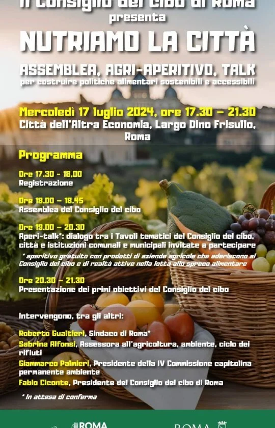 Oggi assemblea del Consiglio del Cibo con le proposte dei tavoli e condivisione con le istituzioni presenti.
Per una politica del cibo di giustizia sociale e di orizzonti solidali.
Iniziando da Roma.
#foodpolicy
#commercioequo 
#assobotteghe
#Roma
#cibo 
#equosolidale
